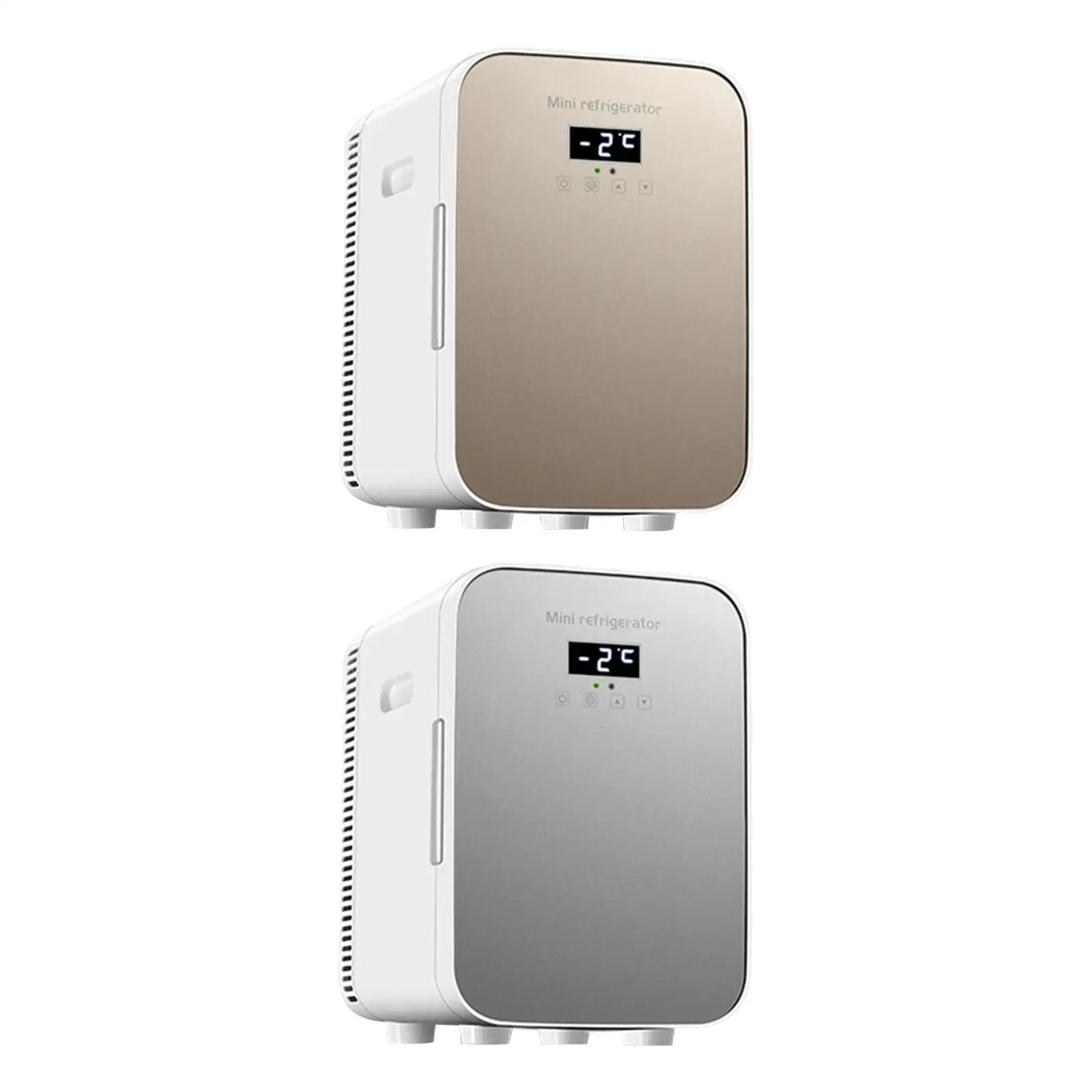 

Small Car Refrigerator 10L Digital Display Quiet Multipurpose Lightweight Makeup Fridge for Travel Divers Truck Car Camping