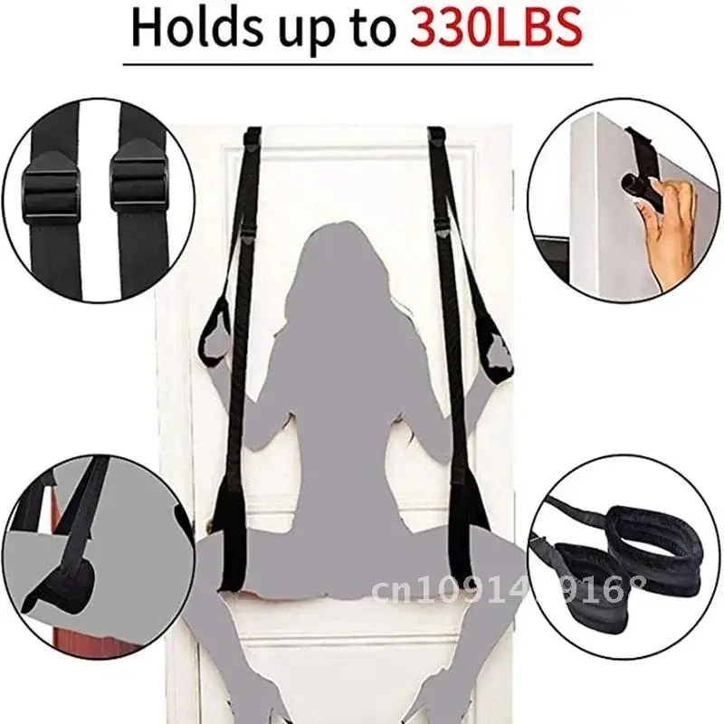 Door Swing Sex Swing SM Game Open Spreader Leg Bondage Couple Women Products Swing For Bondage Sex Game Adult Sex Gear