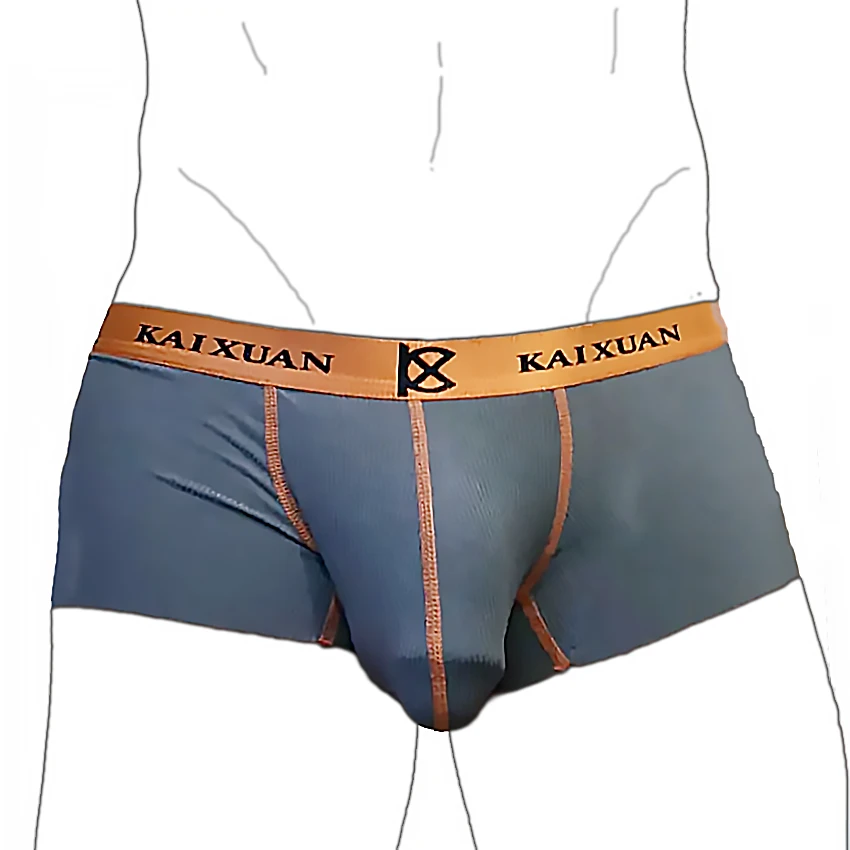 

Men's Rib Boxer Shorts Sexy Lightweight Comfortable Bulge Underwear Modal Wide Belt Boxershort Heren Mutande Uomo Mael Panties