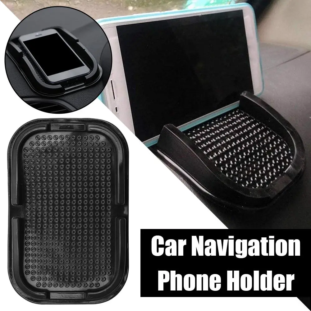 Silicone Car Mobile Phone Holder Car Dashboard Phone Stand Horizontal And Vertical Universal For All Smartphones & Tablets B7B0