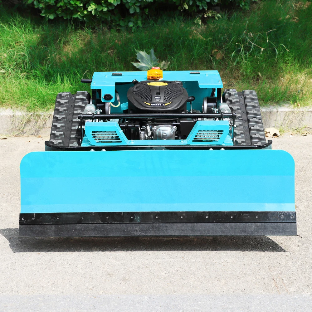 جزازة العشب المجنزرة التي يتم التحكم فيها عن بعد مع أسطوانة ثلجية - معتمدة من Euro 5 EPA CE، جزازة بدون دوران، مناسبة للحدائق والحدائق. #6