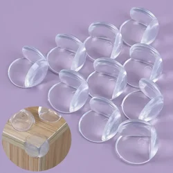 12PCS Child Baby Safety Silicone Protector Table Corner Edge Protection Cover Transparent Spherical Anti Collision Edge Guards