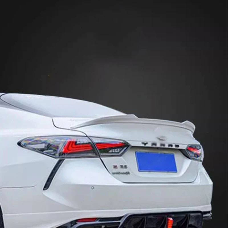 

Жемчужно-белый, для Toyota Camry 2018-2023, аксессуары для спойлера, АБС-пластик, багажник, хвостовое крыло, комплект кузова, диффузор для губ
