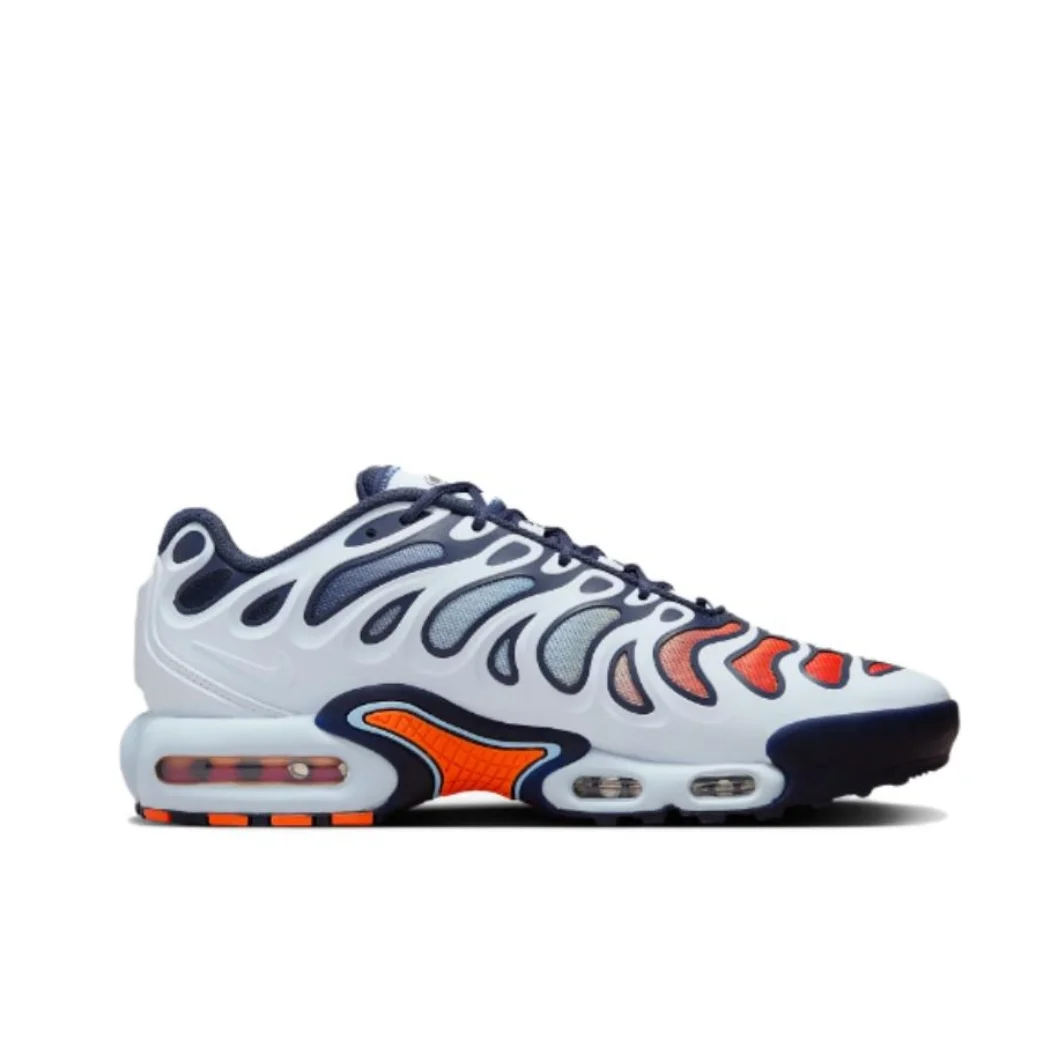 Nike Air Max Plus Drift Men's Sneakers Trendy Fashion casual shoes Cushioned comfort Sneakers Breathable and light White&Orange