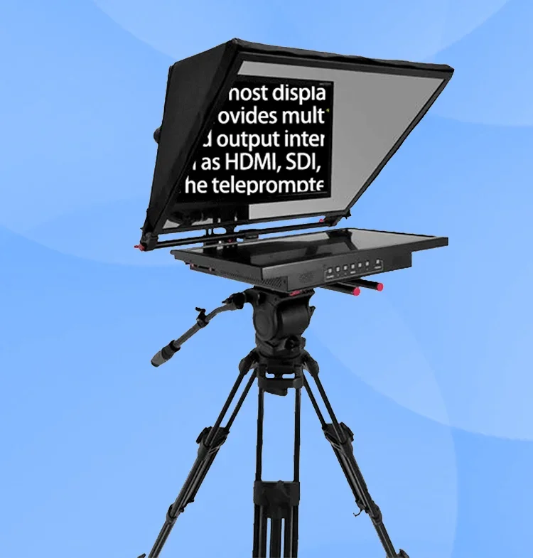 Fornitura di fabbrica apparecchiature di registrazione Video e trasmissione teleprompter integrato professionale