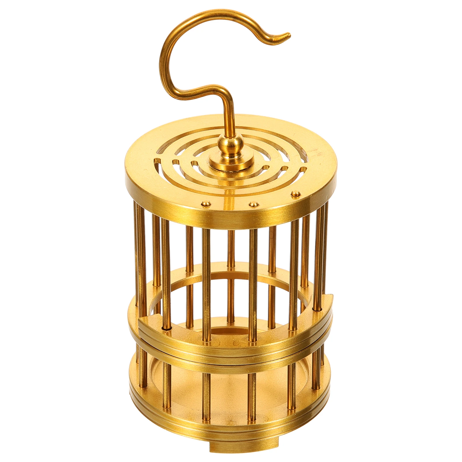 

Brass for Small Animals Birds Grasshoppers Vintage Bird Cage Hanging Insect Cage Copper naments Decorative Safe Elegant