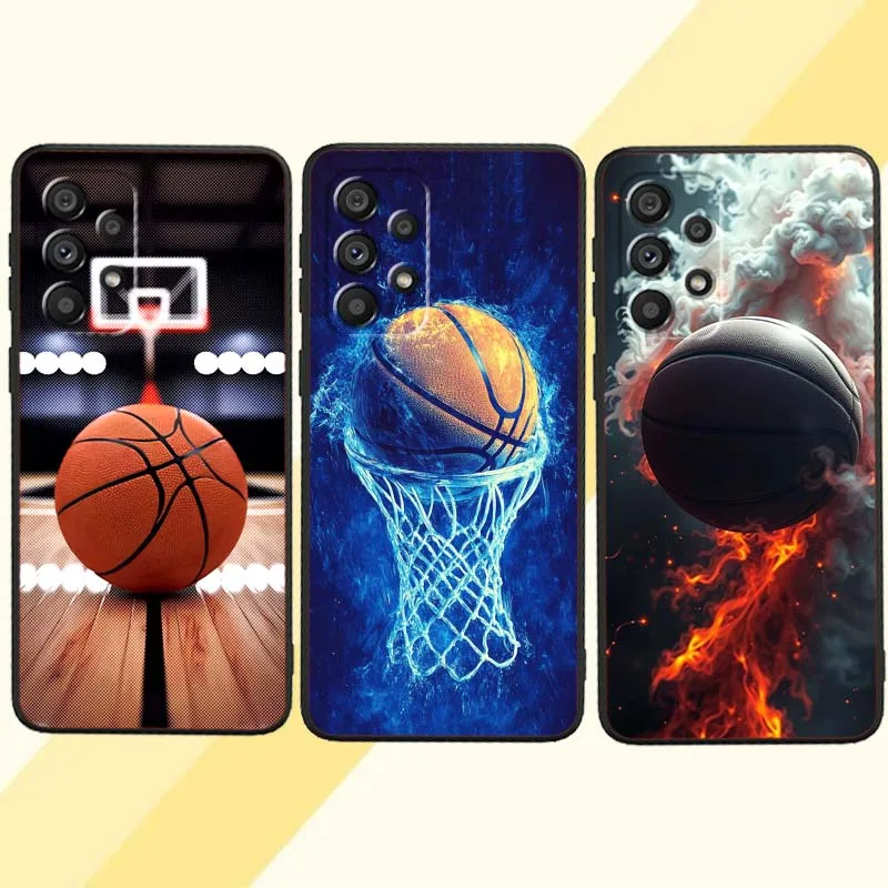 

Sports basketball cool For Samsung A73 A72 A71 A55 A54 A53 A52 A51 A13 A22 A16 A15 A12 A14 A26 A07 5G Black Cover