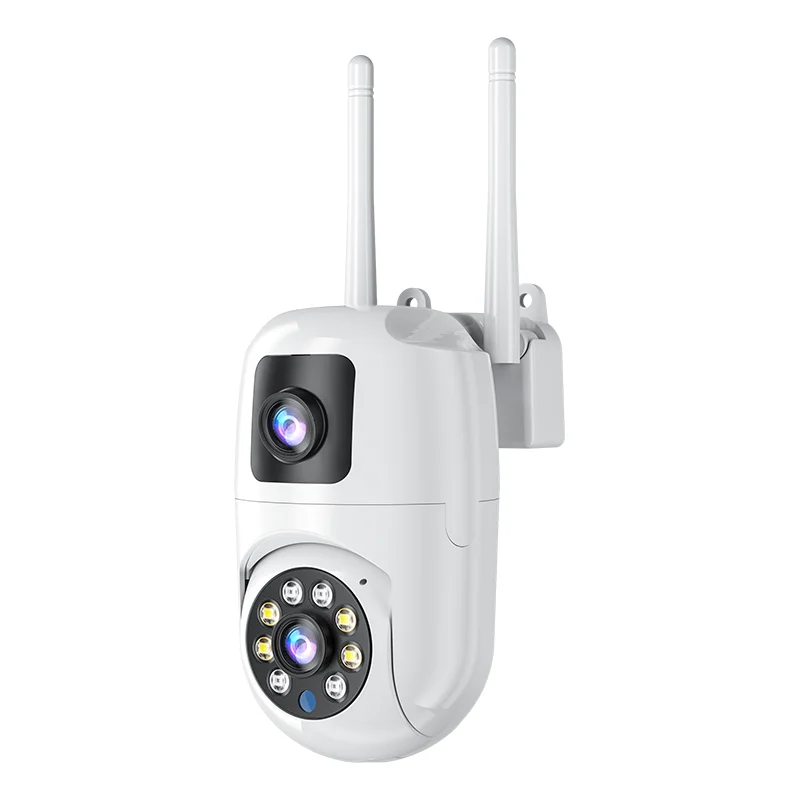 4MP V360pro APP Dual Lens Video Linkage Full Color IP Camera AI Humanoïde Detectie Home Security CCTV Babyfoon