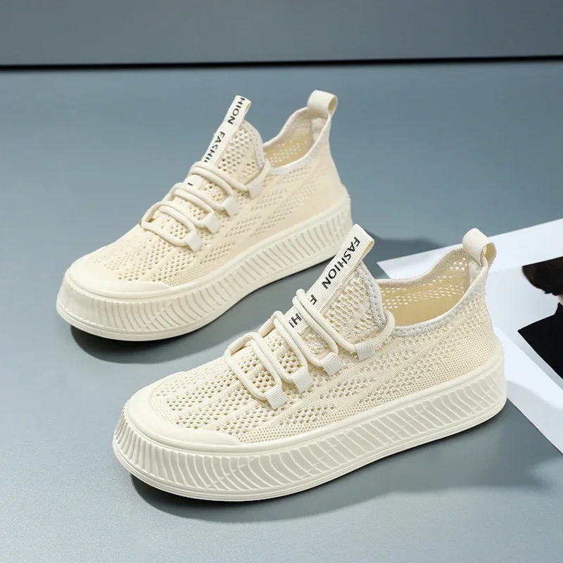 

Летние женские кроссовки, удобная дышащая мягкая нескользящая повседневная обувь на плоской подошве, уличная повседневная спортивная обувь