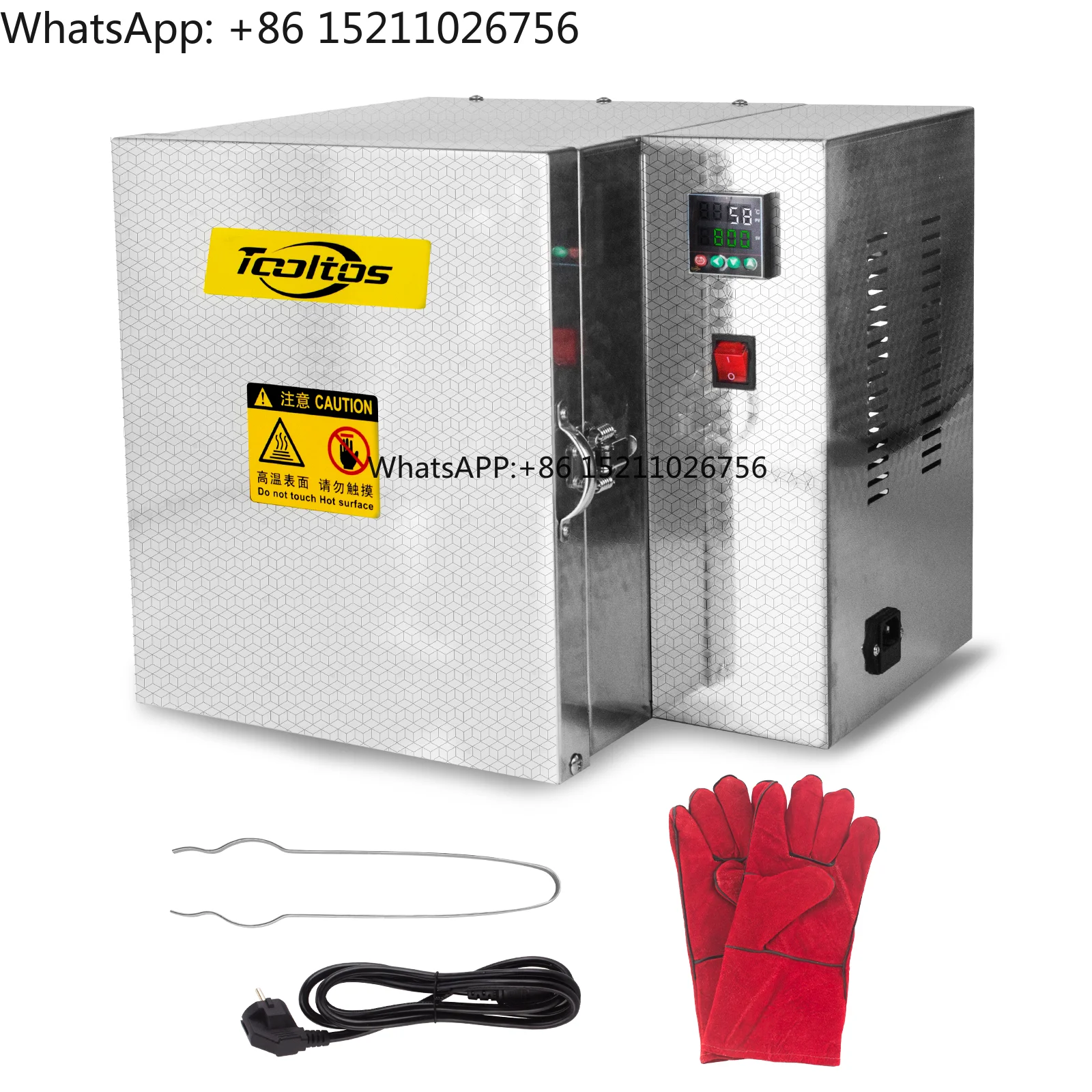 800 Degrees Constant Four-sided Oven Dry Plaster Mold Digital Display High Temperature Furnace Permanent Jewelry Machine