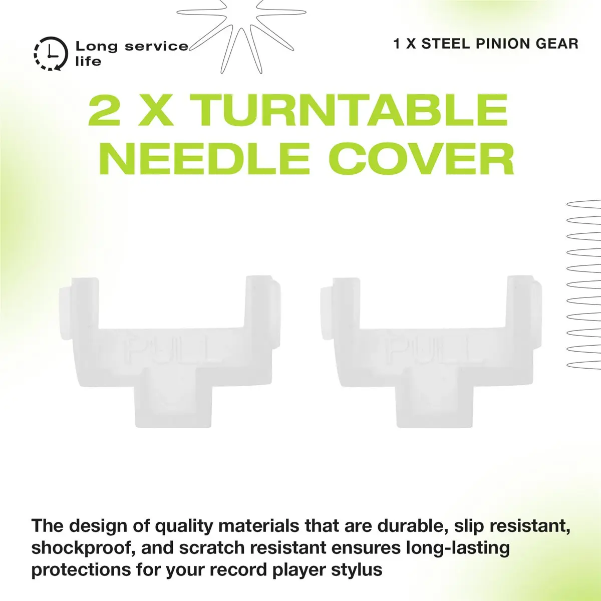 ABAN 2Pcs Record Player Stylus Protector Cover Turntable Stylus Cover Record Needle Cover for ATN3600L Record Player Needle