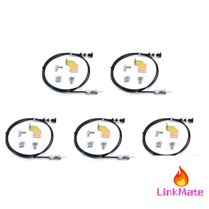 

5X P7100 Manual Fuel Shut Off Solenoid Kit Cable For P-Pump Cummins Dodge 12V 6BT 4B 1994-1998