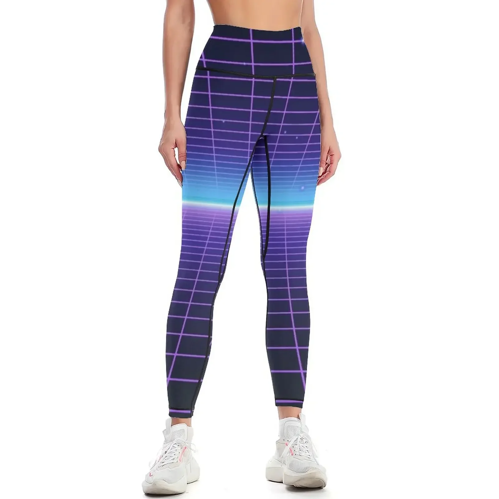 

Future Synthwave Horizon Leggings Female legging pants gym womans Sports female Women's sports pants Womens Leggings