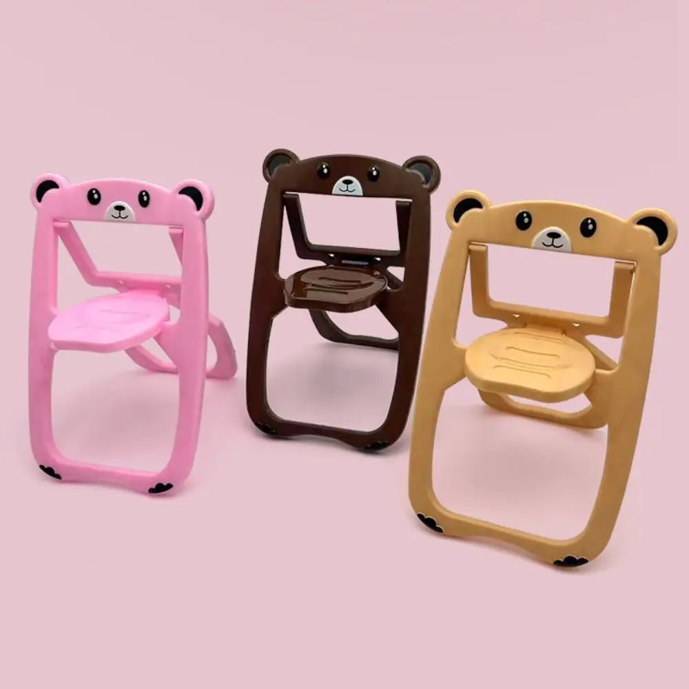 Foldable Mobile Phone Holder Cartoon Mini Mobile Phone Stand Durable Desktop Decorative Figurines Cellphone Bracket Car