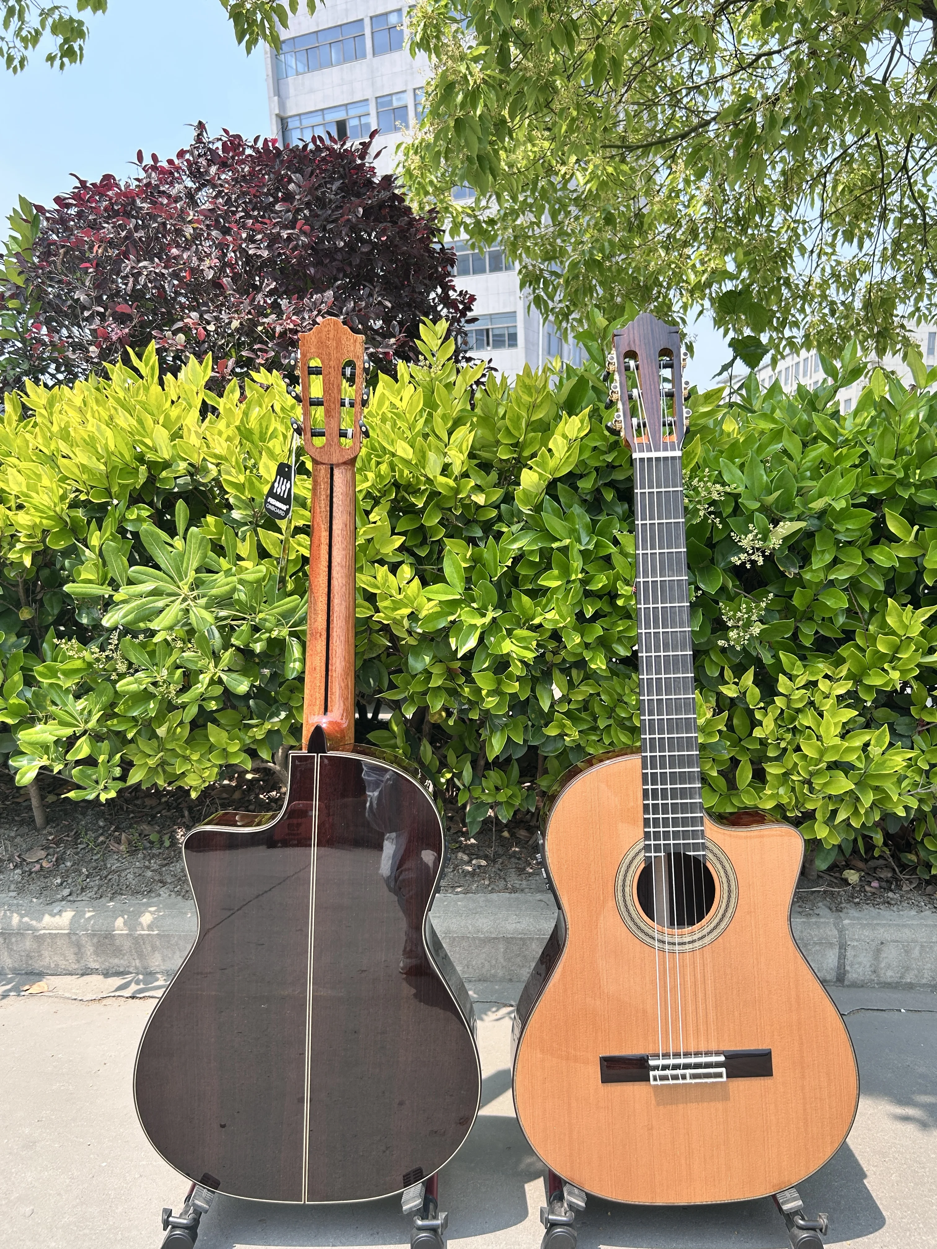 All Solid Cutaway Classical Guitar Lattice Brace Structure High-end Musical Instrument For Music Performance & Creation