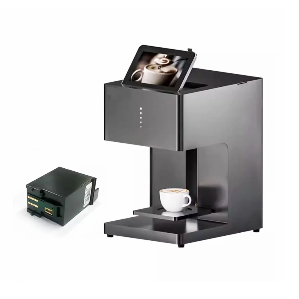 Digital 3D Selfie Photo Food Macarons Cake Chocolate Cappuccino Latte Art Inkjet Printing Machine Inkjet Coffee Printer