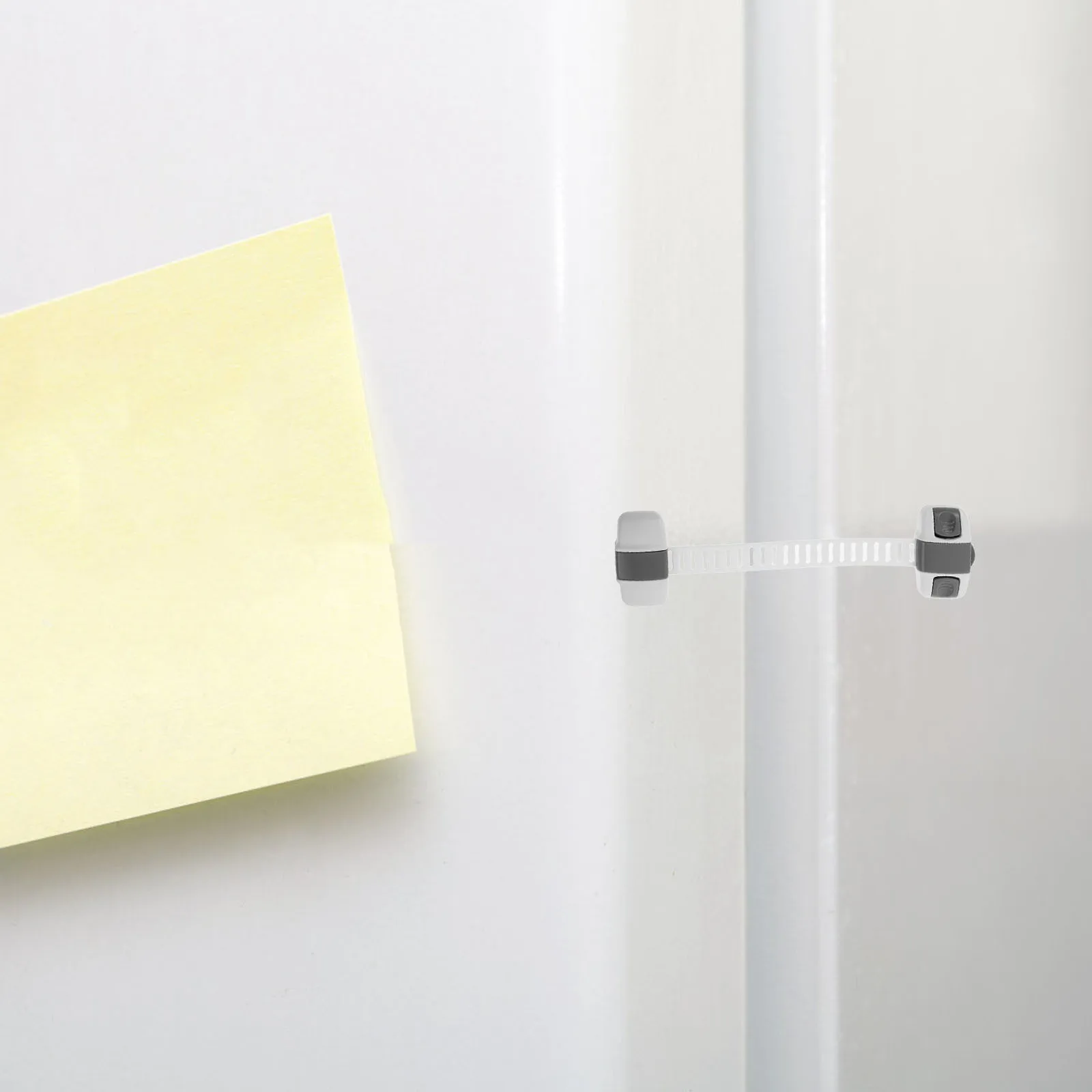 

2pcs Anti-Pinch Door Lock For Baby Safety Adjustable Adhesive Fridge Cabinet Lock Refrigerator Door Childproof Locks