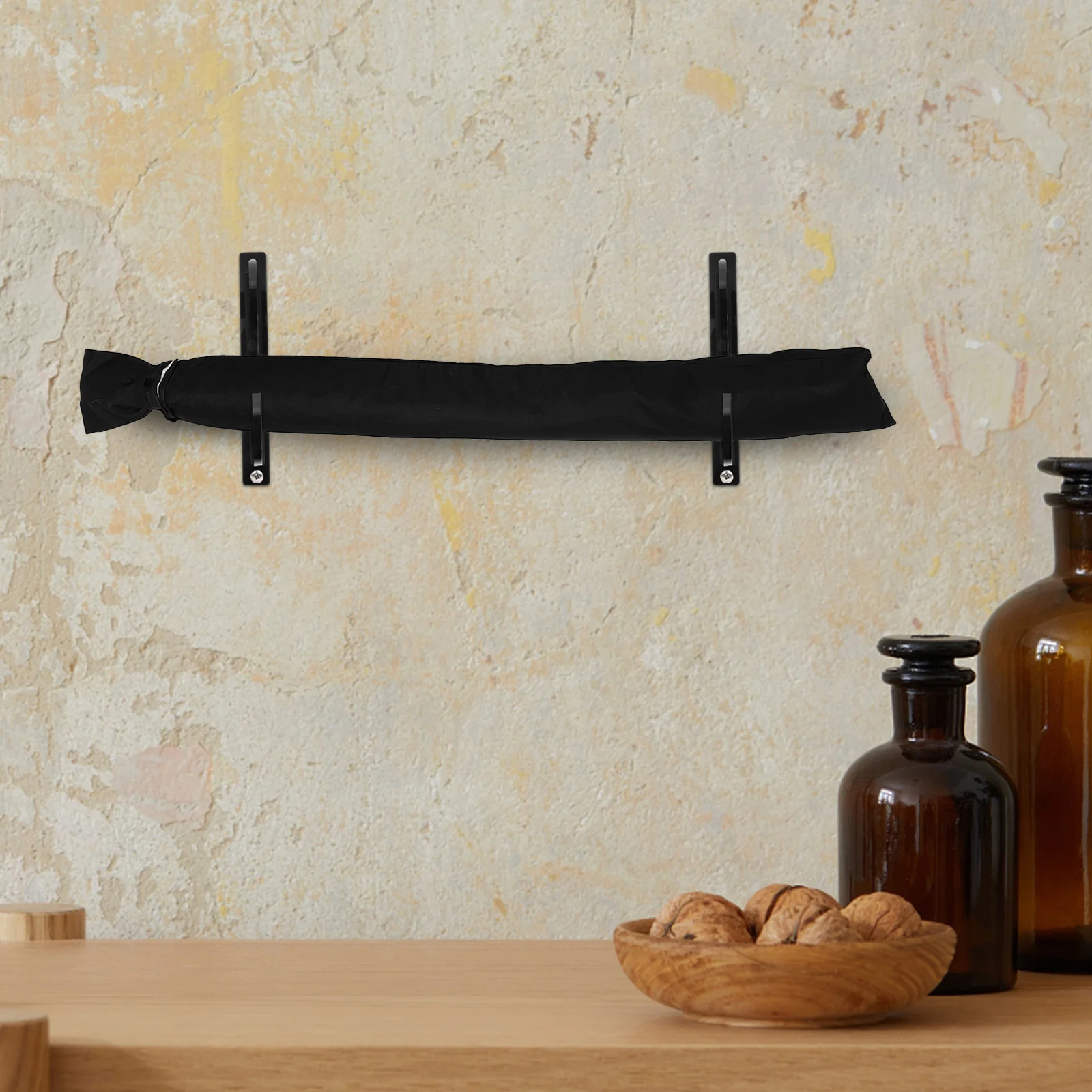 

1 set Sword Stand Display Wall Mounted Sturdy Acrylic Holder Rack Rest Hanger Martial Decor Fitness Equipment
