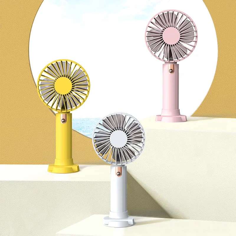 WYWD Custom Wholesale Bulk 3 In 1 Personal Small Portable Hand Held Table Usb Charging Fan Rechargeable Mini Handheld Fan