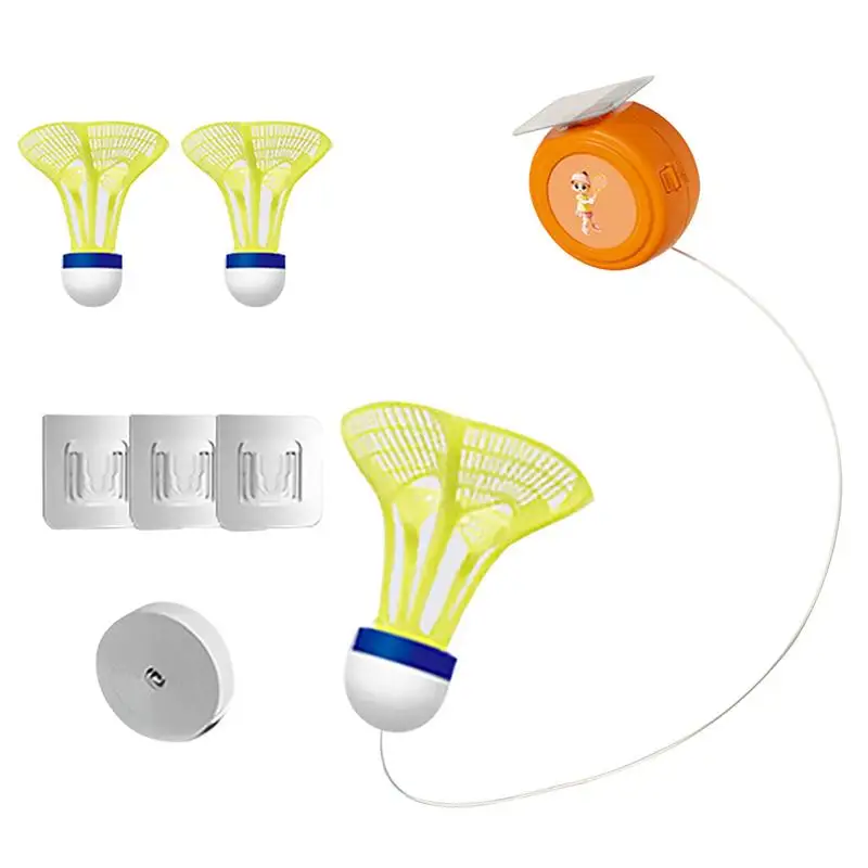 Badminton Self Training Tools Single Player Portable Tool With Rebound Function Indoor Game Set Equipment Self-study Practice