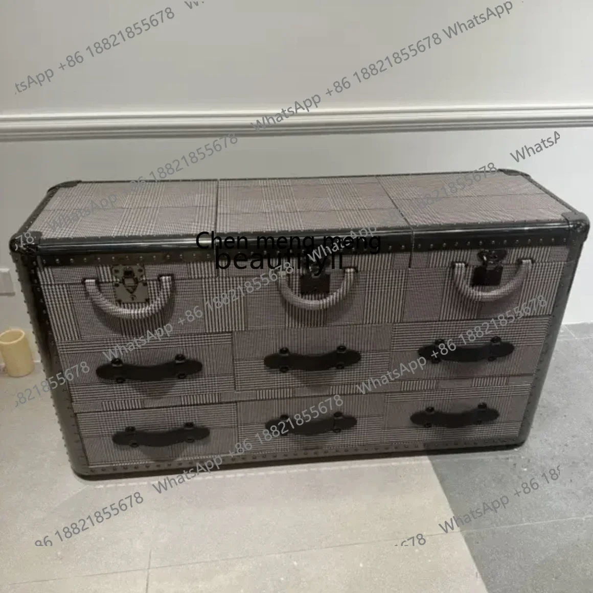 New arrive  Old decorative cabinet, living room porch cabinet, household study, storage villa room, large flat-level dining side