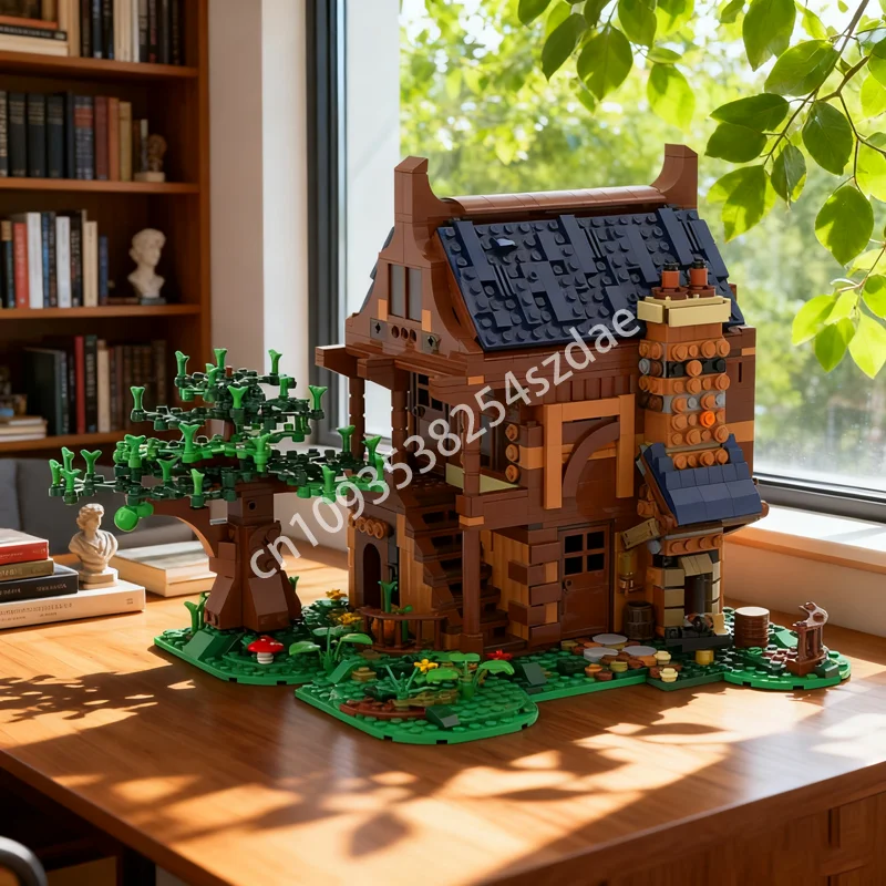 1378 قطعة MOC القرون الوسطى حداد بديل بناء نموذج اللبنات العمارة هدية الكريسماس لتقوم بها بنفسك فكرة إبداعية اللعب الطوب #1