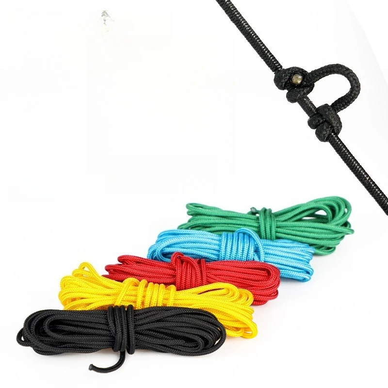 Custom Wholesale 3m D Loop Rope for Compound Bow Nock D Ring Rope Peep Sight Archery Accessories High Strength
