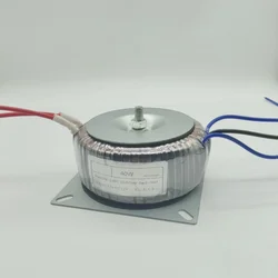 Custom 40W input 110V 220V 230V to 12V-0-12V 18V-0-18V 24V 36V 45V 55V 65V toroidal transformer for Audio Amplifier