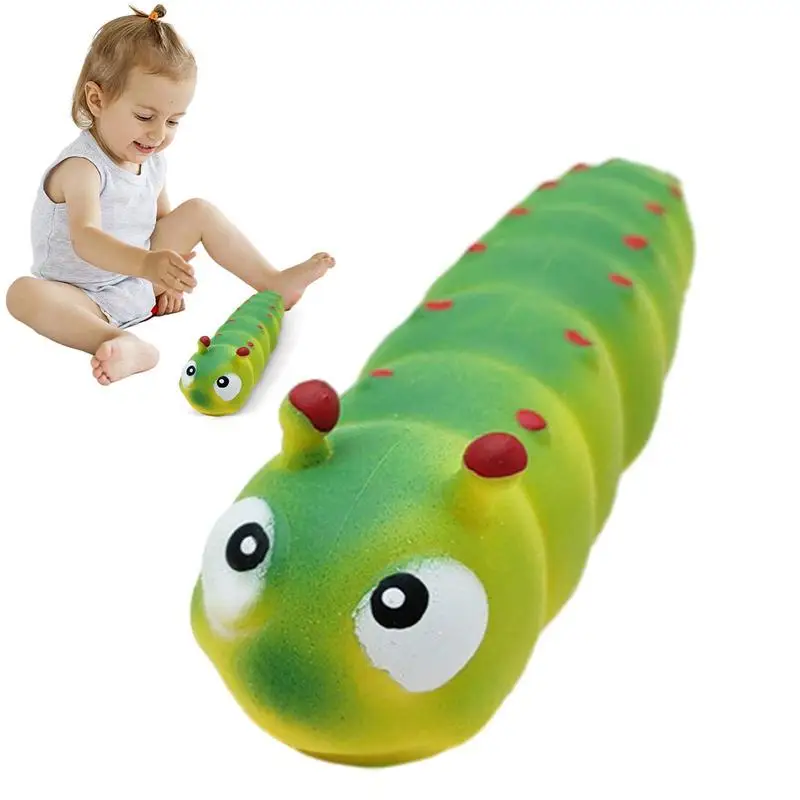 Caterpillar Squeeze Toy Caterpillar Pinch Toys Adult Kids Stress Relief Fidget Toy Sensory Toy Vent Artifact Caterpillar Design