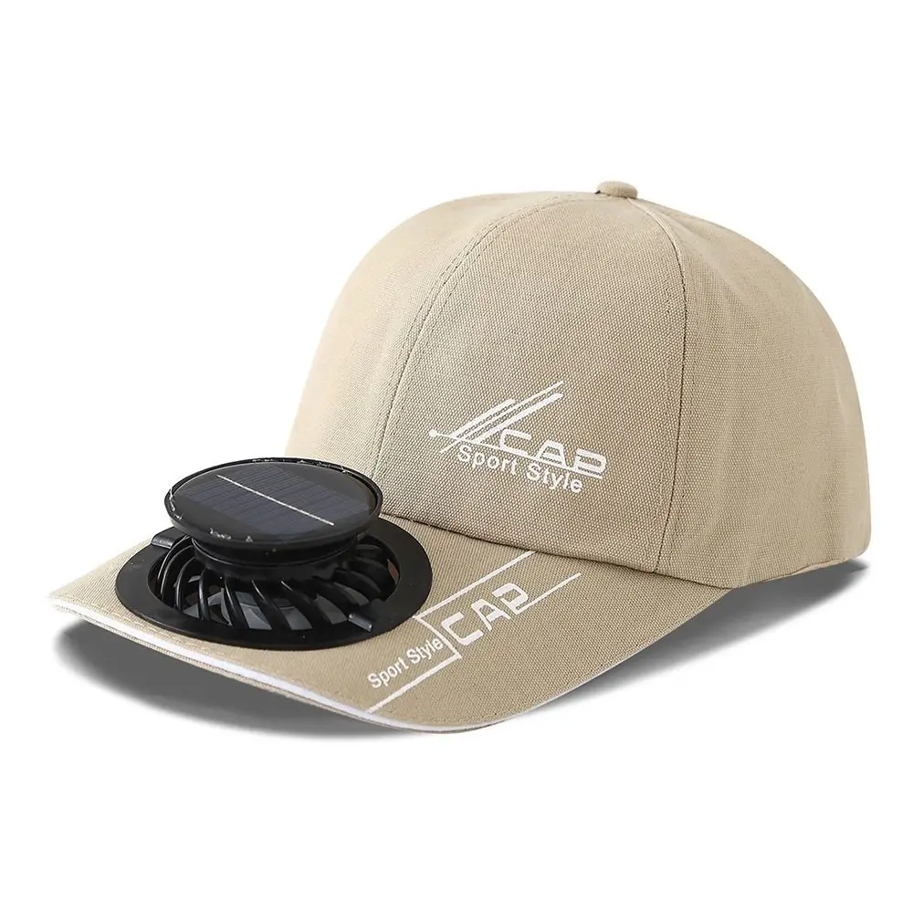 Fashion Breathable Solar Fan Hat Built-in Fan​​ Sunshade Baseball Cap Sun Protection Rechargeable Men Sun Hat for Unisex