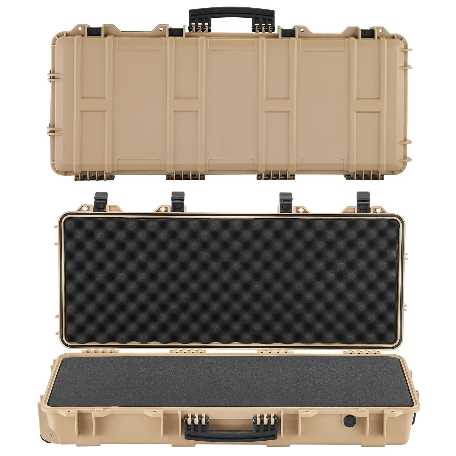 Waterproof Lockable Hard Rifle Case with Wheels