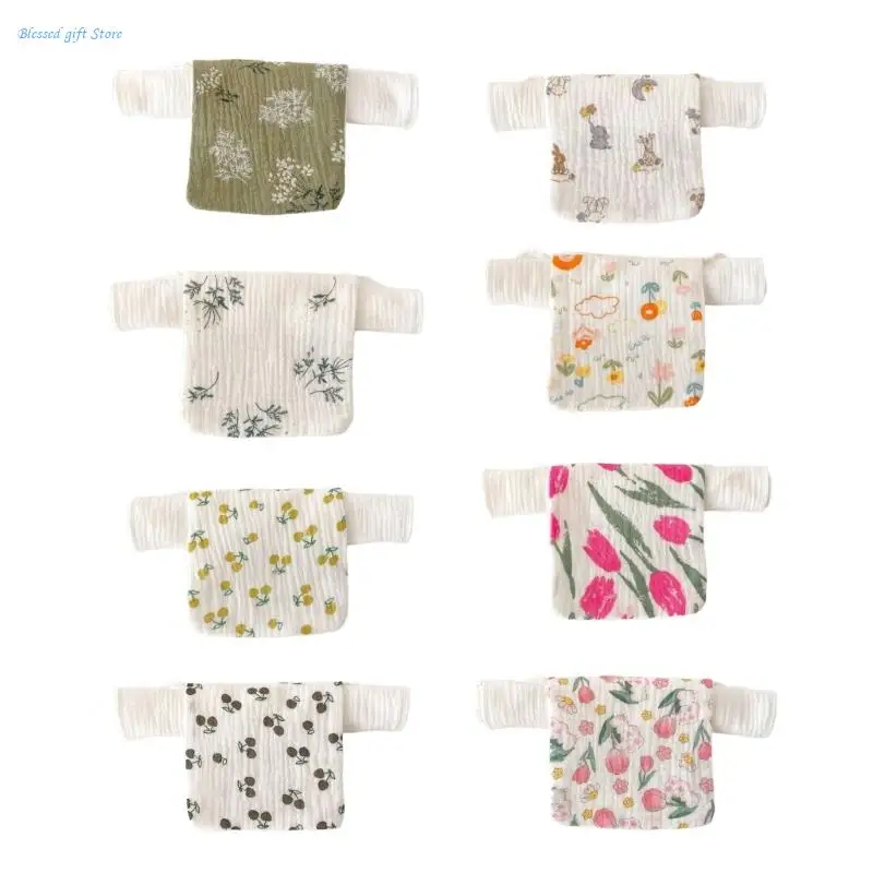 Baby Sweat Towel for Newborn Toddlers 4 Layers Cotton Towel Sweat Absorbent