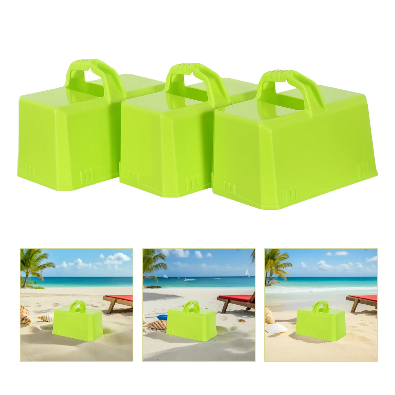 

3Pcs Snow Brick Maker Set Mold for Winter Outdoor DIY Snow Sand Castles Walls Fences Igloos Kids Winter Toy