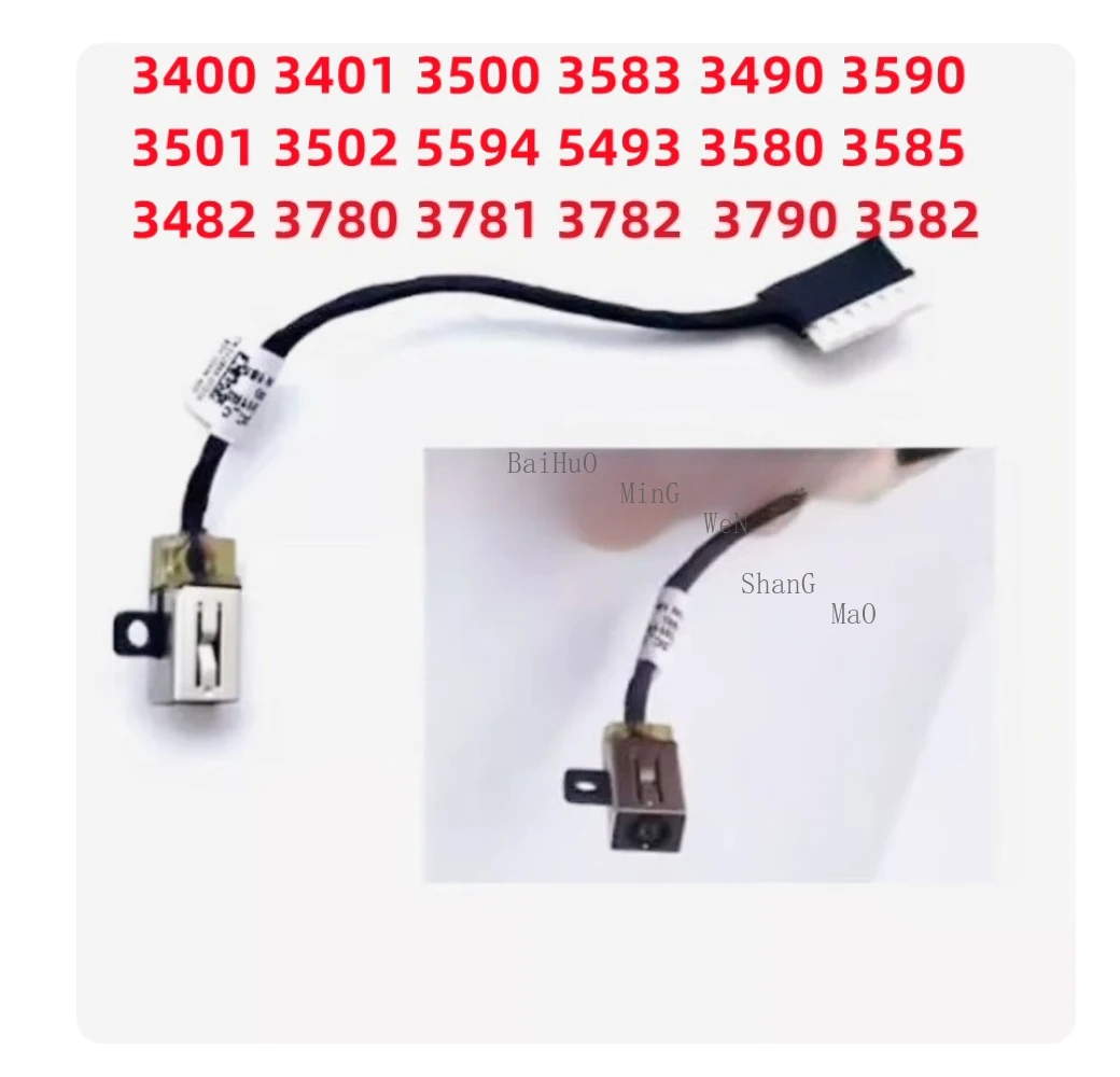 For Dell Vostro Inspiron 3583 3581 3590 P75F Charging Port Power Interface Adapter