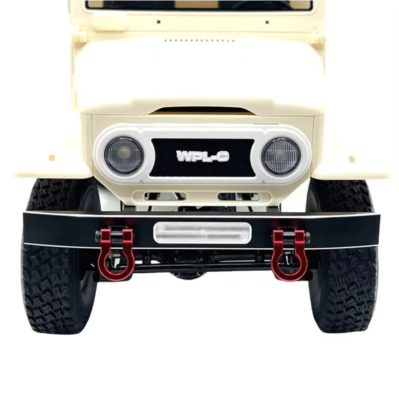 フロントバンパー、フロントバンパー WPL 1/16 C44 C34 FJ45 RC カーメタルアップグレード OP アクセサリーパーツ用
