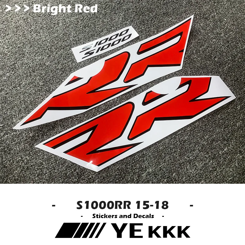 

For BMW S1000RR HP4 2015-2018 15 16 17 18 Fairing Shell Sticker Decal Customized Line Colors S1000RR