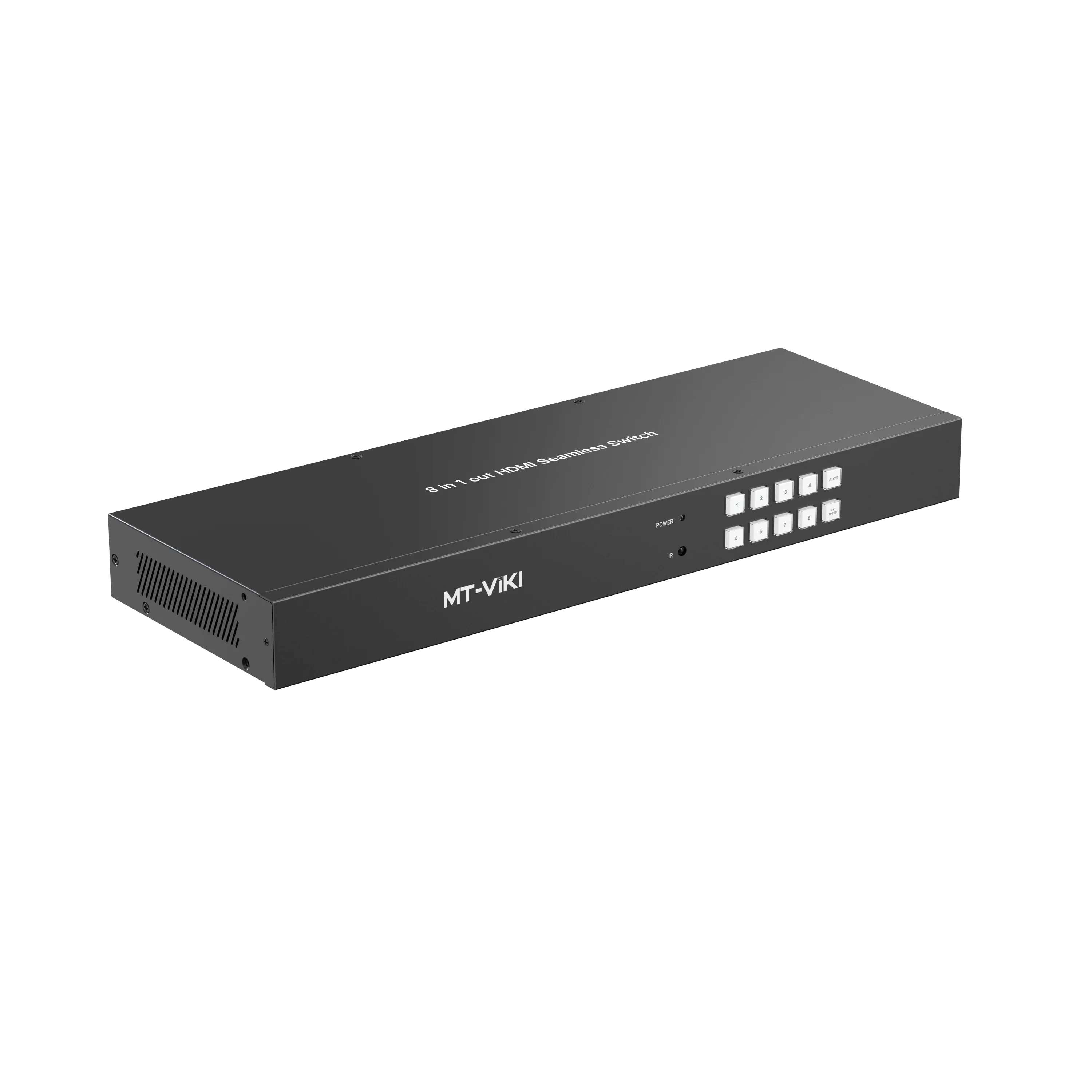 4K 30Hz Seamless HDMI Switch 8 Port, 8 In 1 Out Selector Box