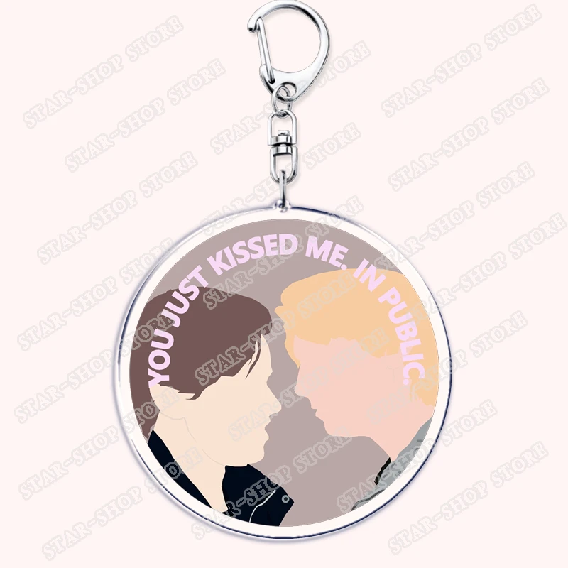 Eyewitness Philkas Quote Keychains for Women Accessories Bag Love Words Otp Gay Philip Shea Story Key Chain Fans Gifts Keyrings
