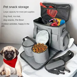 Multifunctional Cat and Dog Snack Storage Bucket, High Capacity, Pet Bag, Outdoor Activity, Cross Border, Hot Selling