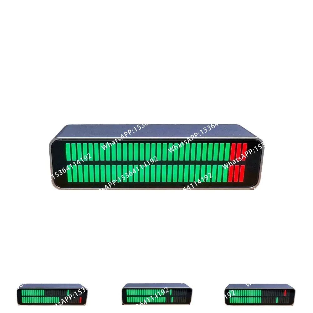 

Dual 32-bit Stereo Level Indicator Lights Voice Control or 3.5mm Audio Line Input Type-C 5V