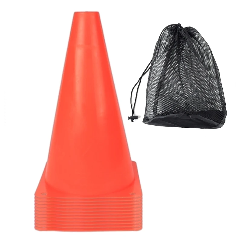 10Pcs Cone Skate Obstacles Training Maker Cone Soccer Accessorys M89D