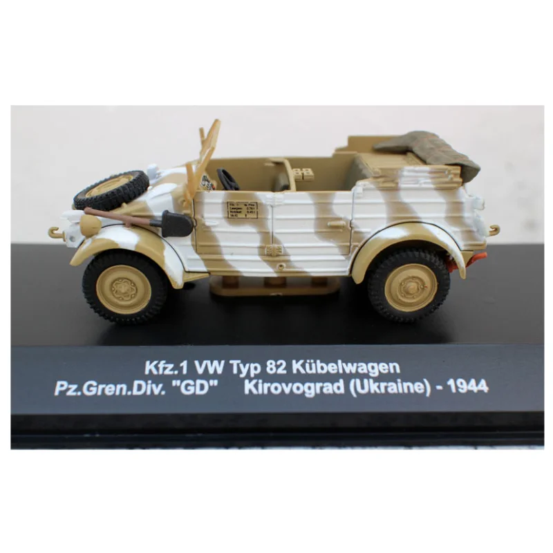 

Литой под давлением масштаб 1/43 KFZ.1 VW 82, ведро для бездорожья, джип, модель автомобиля из сплава, Коллекционная игрушка, подарок, сувенир, украшение для дисплея