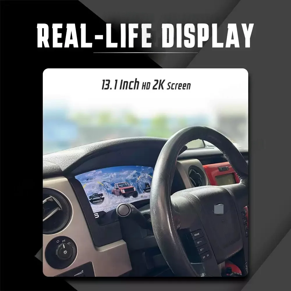 

LCD Cluster Instrument Digital For Ford F-150 2009-2014 F150 Dashboard Speedometer Odometer Panel Virtual Cockpit Meter Screen
