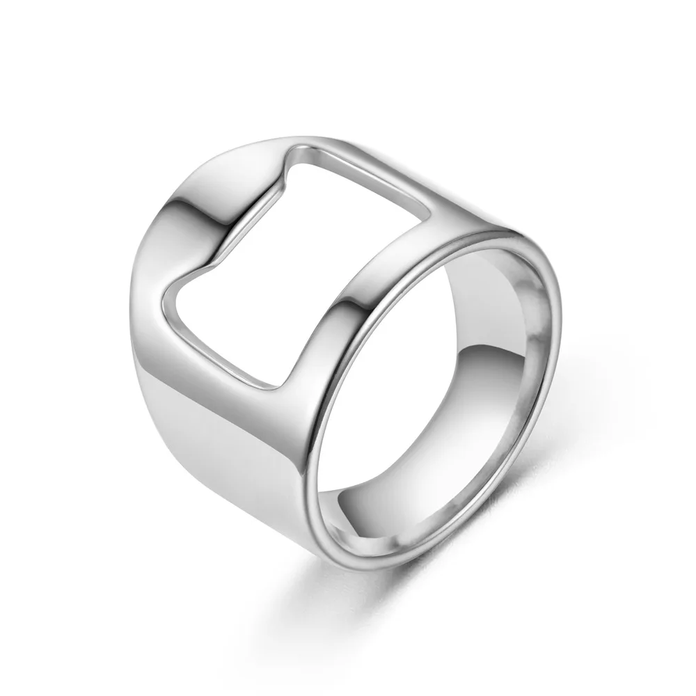 Flaschenöffner Ring Kreativität Korkenzieher Edelstahl Fingerring Bier Dosenöffner Gadgets Cool Bar Küchenzubehör Geschenke