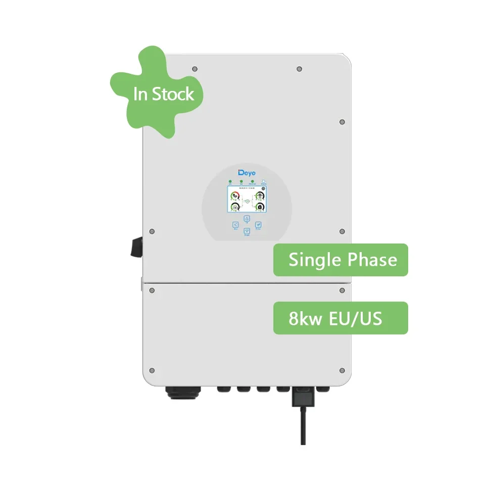 Deye Sun-8k-sg01lp1-us/eu 8kw Single Phase 2 Mppt Hybrid Solar Inverter In Stock