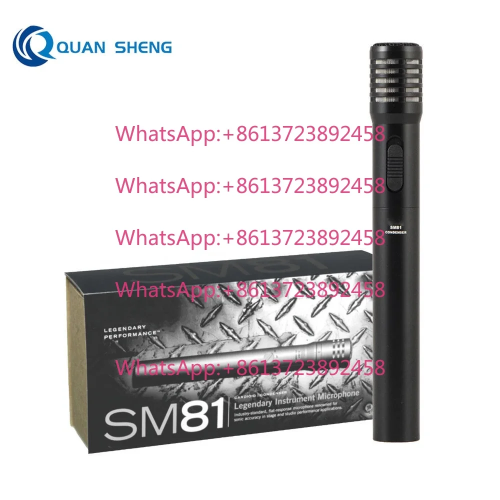 SM81 S58 Profession Cardioid Condenser Microphone Low Noise Flat Frequency Response For Acoustic Guitar Church