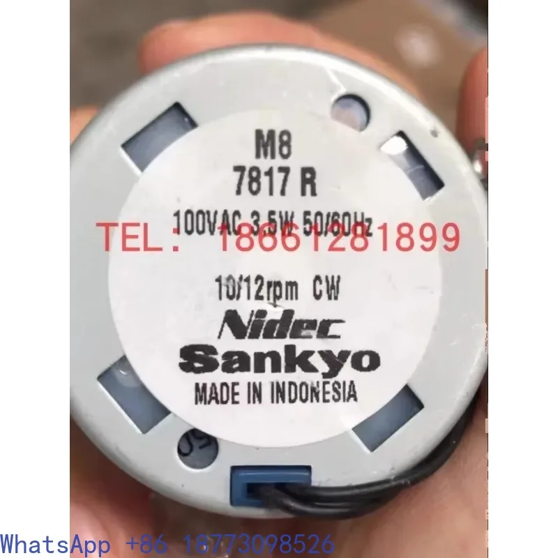 

Japanese original SANKYO micro motor MMXL-III oil pump motor M8 NIDEC 10/12rpm CW