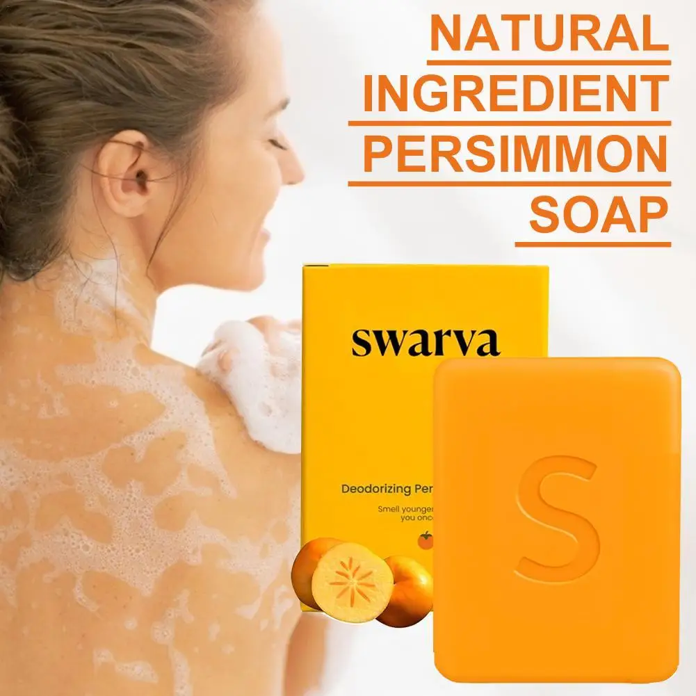 

Натуральный ингредиент, мыло с хурмой, очищающее мыло с хурмой, повседневное мягкое очищение, увлажнение и освежающее ароматическое мыло для ванны