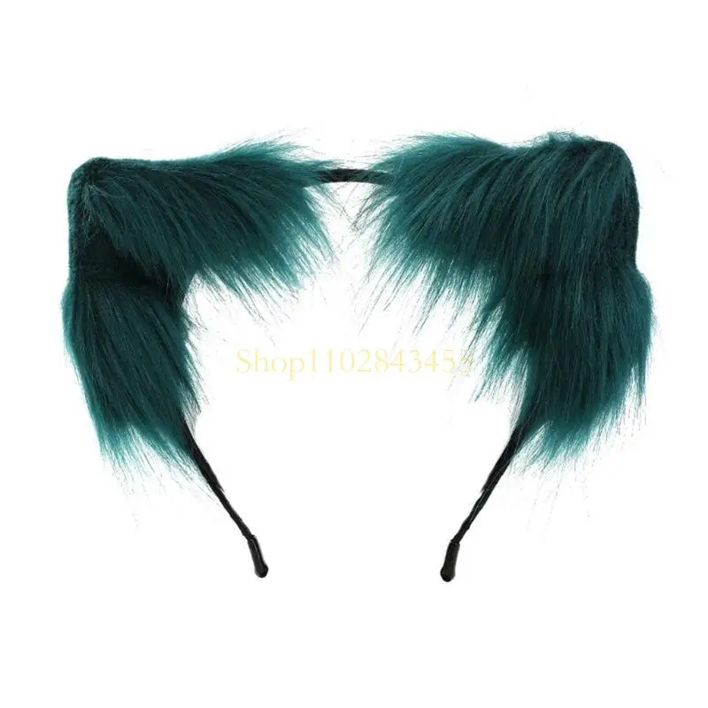 49mc Girls Girls Handmade Furry Cat-Ear Furry Party Festume Cosplay Cut