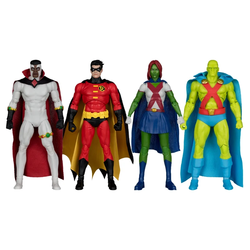 Mcfarlane Toys DC Direct Bloodwynd/Miss Martian/Martian Manhunter/Robin 7in Wv12 No Comic Model Doll Garage Kit Action Figure